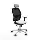 Silla de Oficina con Cabecero Piqueras y Crespo 1D086G2 Blanco