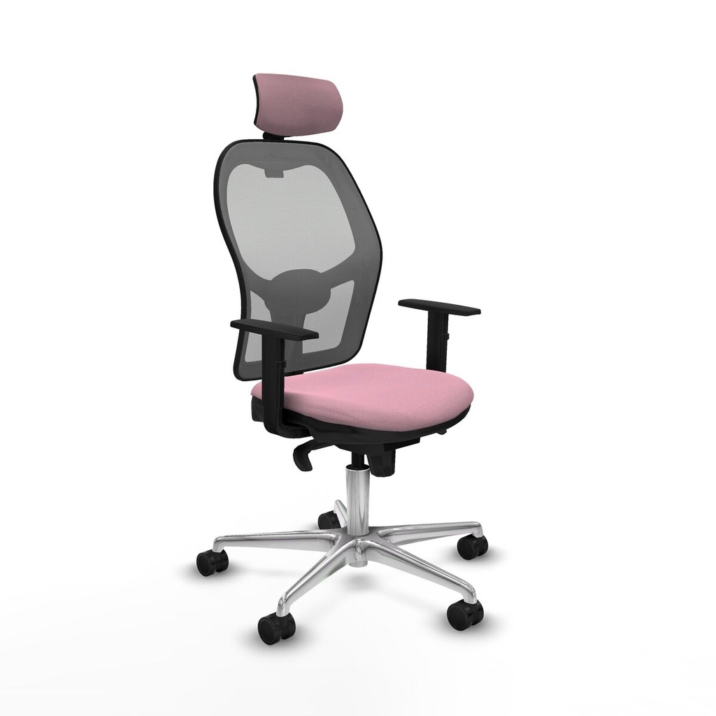 Office Chair with Headrest Piqueras y Crespo 1D086N2 Pink
