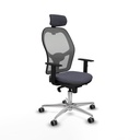 Office Chair with Headrest Piqueras y Crespo 1D086G2 Dark grey
