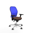 Office Chair Piqueras y Crespo 3D086G0 Blue Dark brown