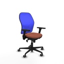 Office Chair Piqueras y Crespo 3D036G0 Blue Brown