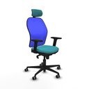 Silla de Oficina Piqueras y Crespo 2D036G2 Turquesa