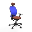 Office Chair Piqueras y Crespo 3D036G1 Blue Brown