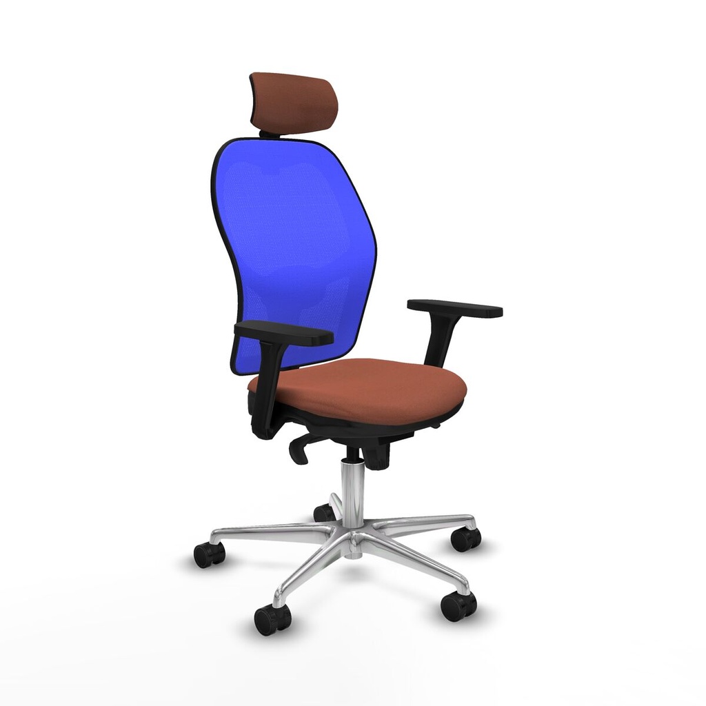 Office Chair Piqueras y Crespo 3D086N2 Blue Brown