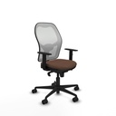 Office Chair Piqueras y Crespo 1D036N0 White Dark brown