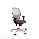 Office Chair Piqueras y Crespo 1D086G0 White Dark brown