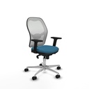Office Chair Piqueras y Crespo 2D086N0 White Petroleum green