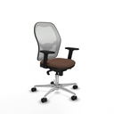 Office Chair Piqueras y Crespo 2D086N0 White Dark brown