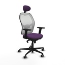 Office Chair with Headrest Piqueras y Crespo 2D036G1 Purple