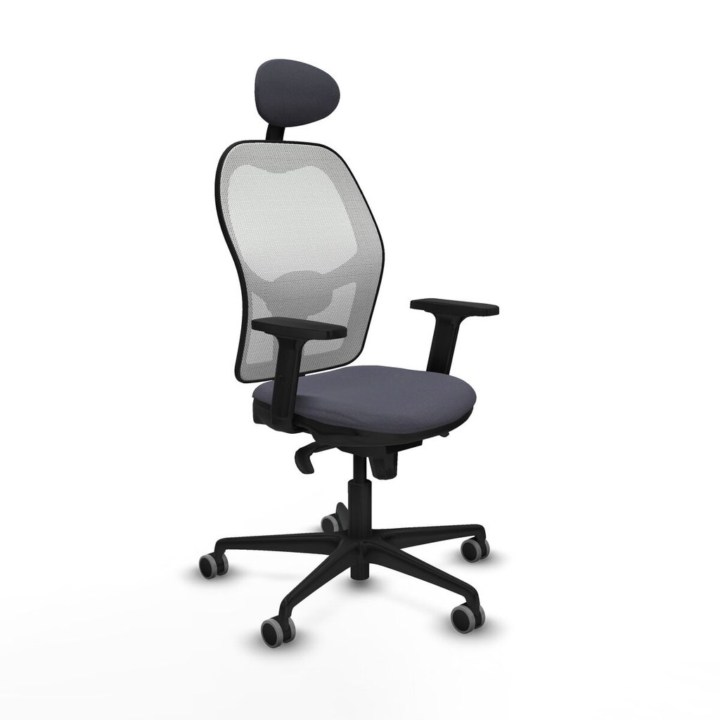 Office Chair with Headrest Piqueras y Crespo 2D036G1 Dark grey