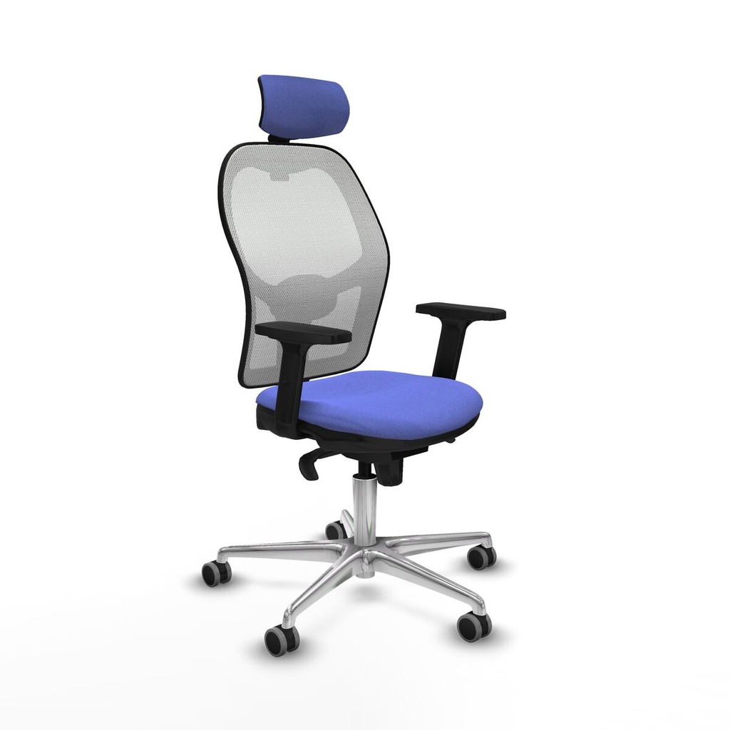 Office Chair with Headrest Piqueras y Crespo 2D086G2 Light Blue