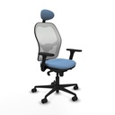 Office Chair with Headrest Piqueras y Crespo 3D036N1 Sky blue