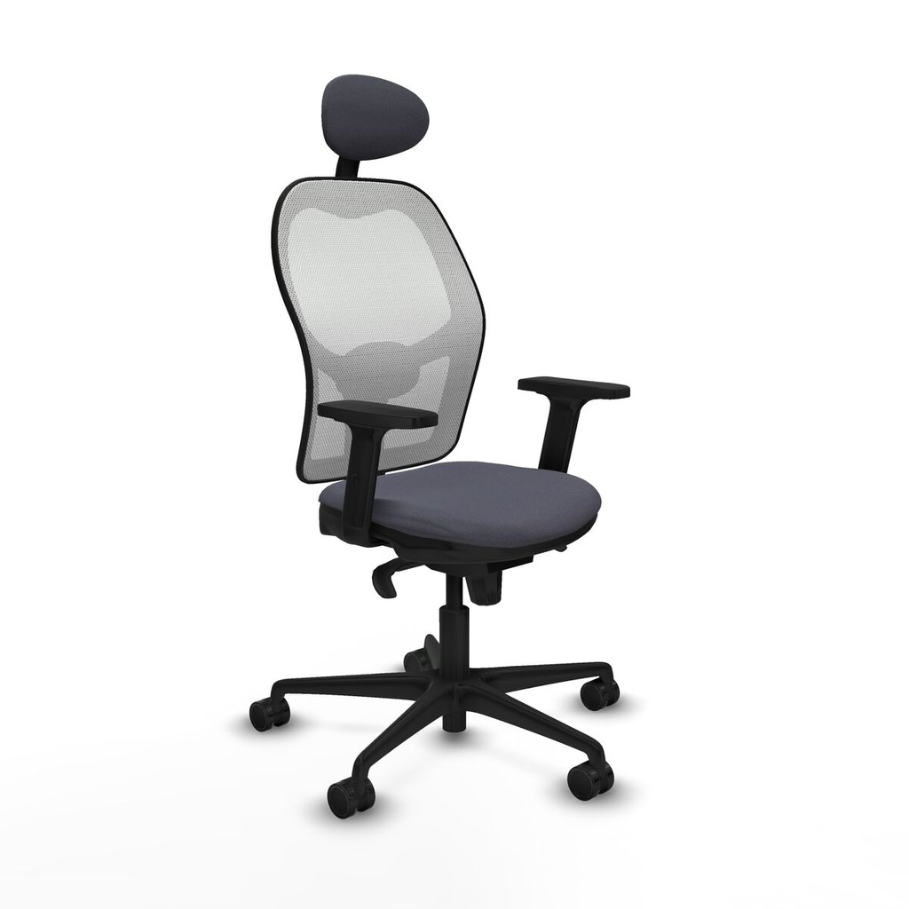 Office Chair with Headrest Piqueras y Crespo 2D036N1 Dark grey