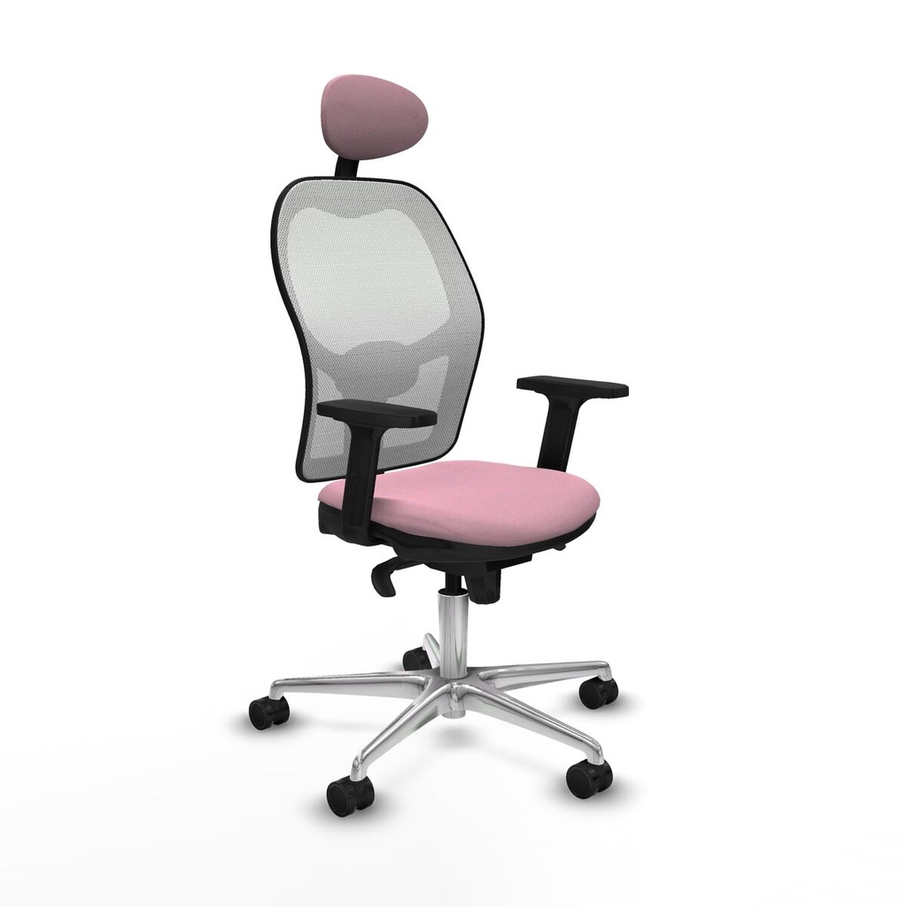 Office Chair with Headrest Piqueras y Crespo 2D086N1 Pink