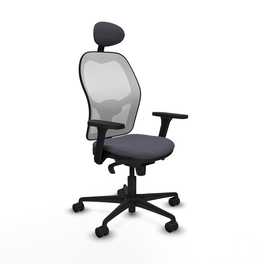 Office Chair with Headrest Piqueras y Crespo 3D036N1 Dark grey