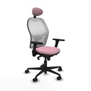 Office Chair with Headrest Piqueras y Crespo 3D036N1 Pink