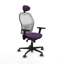 Office Chair with Headrest Piqueras y Crespo 3D036G1 Purple