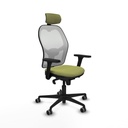 Silla de Oficina con Cabecero Piqueras y Crespo 3D036G2 Verde