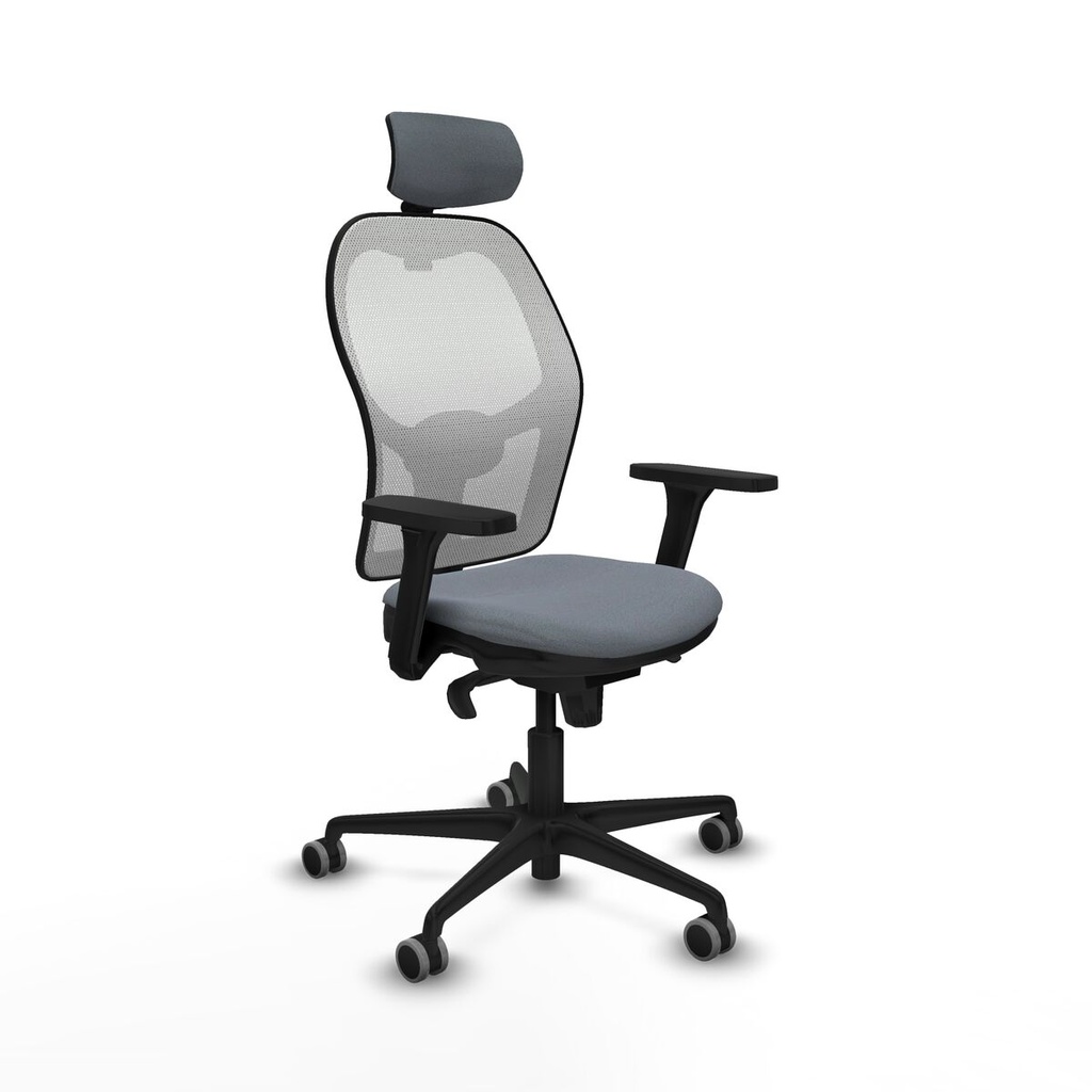 Office Chair with Headrest Piqueras y Crespo 3D036G2 Grey