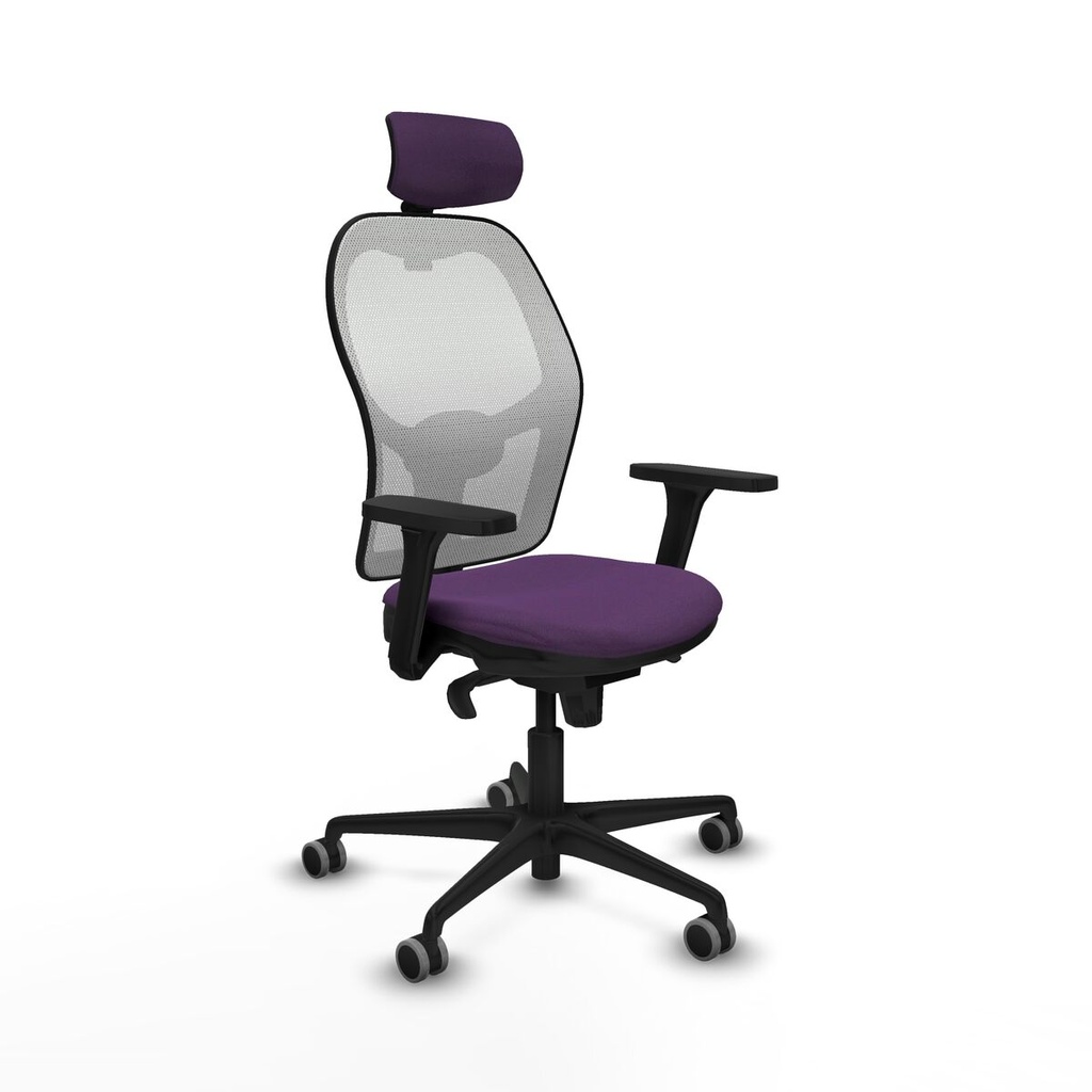 Silla de Oficina con Cabecero Piqueras y Crespo 3D036G2 Morado