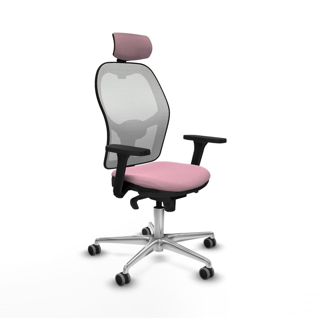 Office Chair with Headrest Piqueras y Crespo 3D086G2 Pink