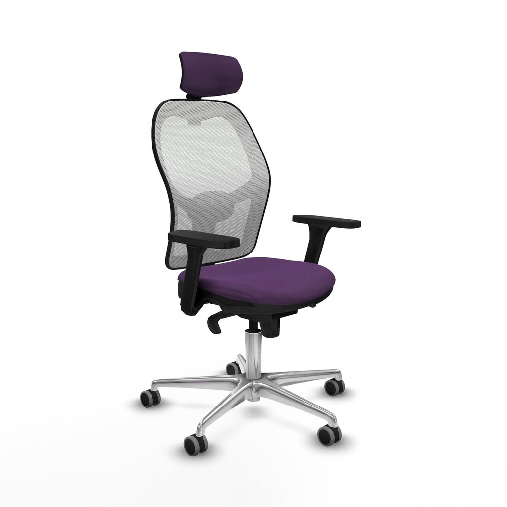 Silla de Oficina con Cabecero Piqueras y Crespo 3D086G2 Morado