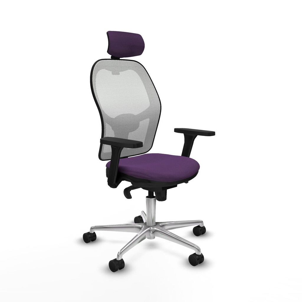 Office Chair with Headrest Piqueras y Crespo 3D086N2 Purple