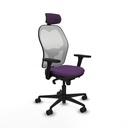 Office Chair with Headrest Piqueras y Crespo 3D036N2 Purple
