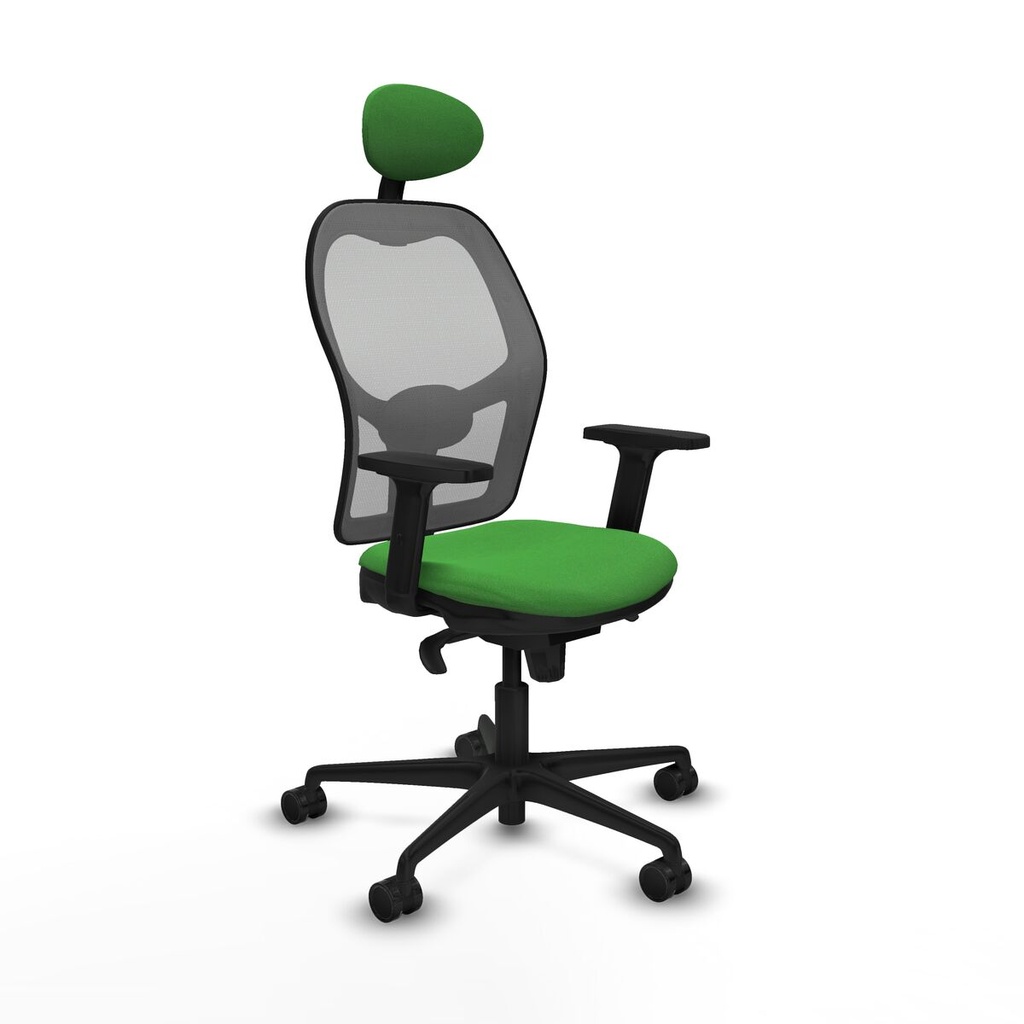 Silla de Oficina con Cabecero Piqueras y Crespo 2D036N1 Verde