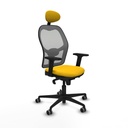 Silla de Oficina con Cabecero Piqueras y Crespo 2D036G1 Amarillo