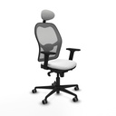 Silla de Oficina con Cabecero Piqueras y Crespo 2D036G1 Blanco