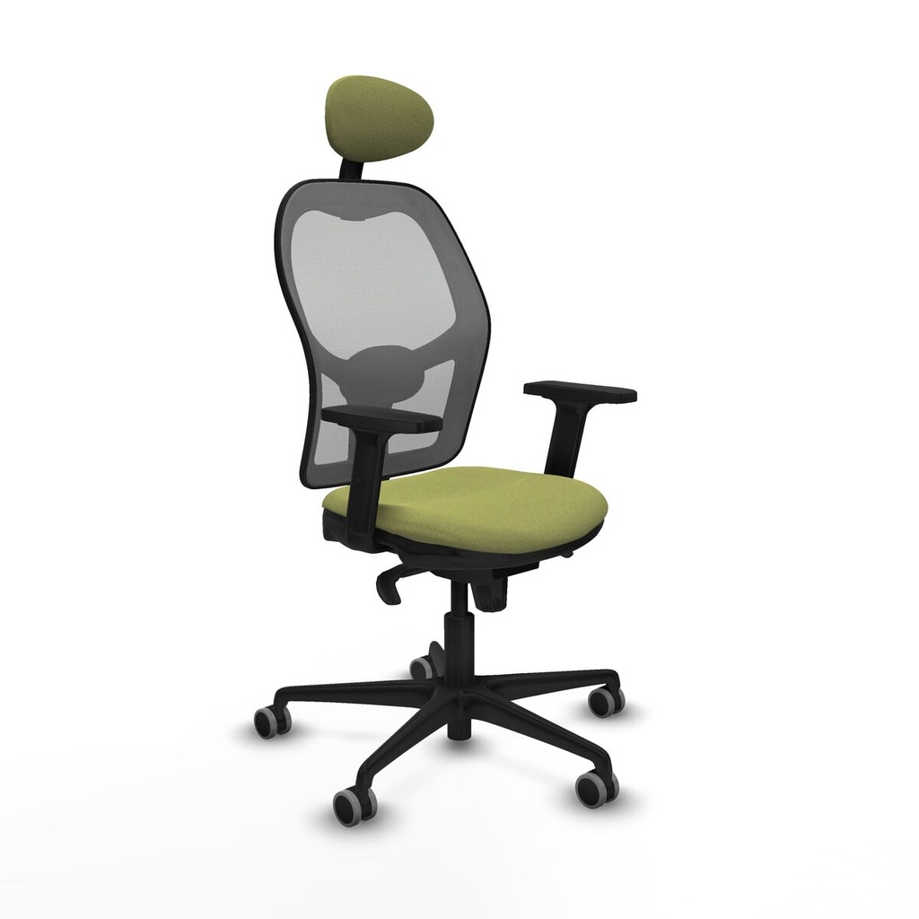 Silla de Oficina con Cabecero Piqueras y Crespo 2D036G1 Verde