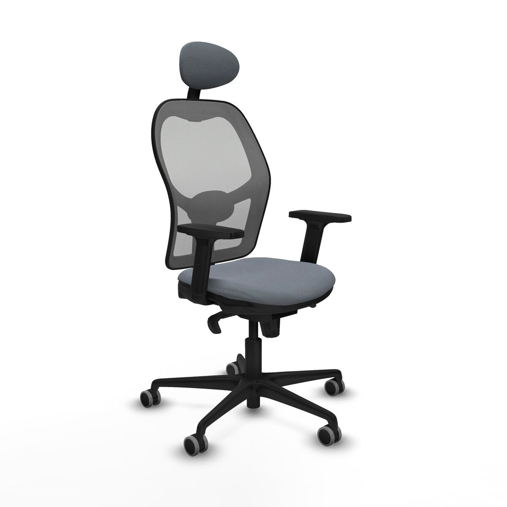 Silla de Oficina con Cabecero Piqueras y Crespo 2D036G1 Gris