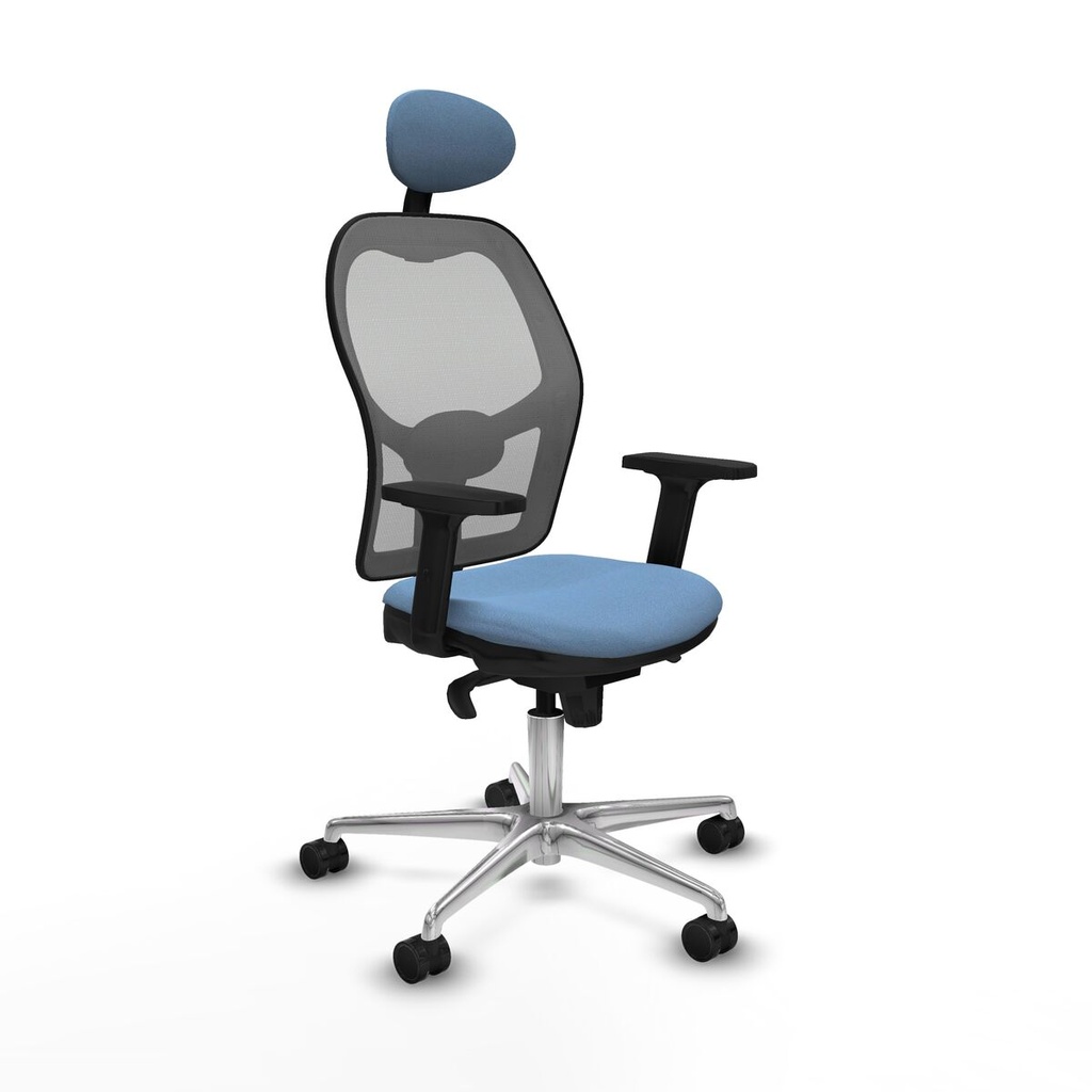 Office Chair with Headrest Piqueras y Crespo 2D086N1 Sky blue