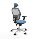 Silla de Oficina con Cabecero Piqueras y Crespo 2D086N1 Azul cielo