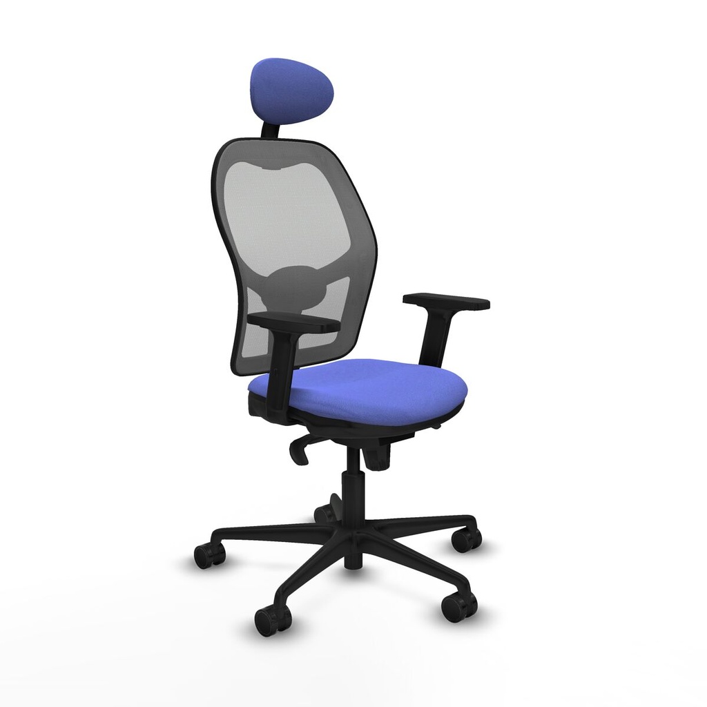 Office Chair with Headrest Piqueras y Crespo 2D036N1 Light Blue