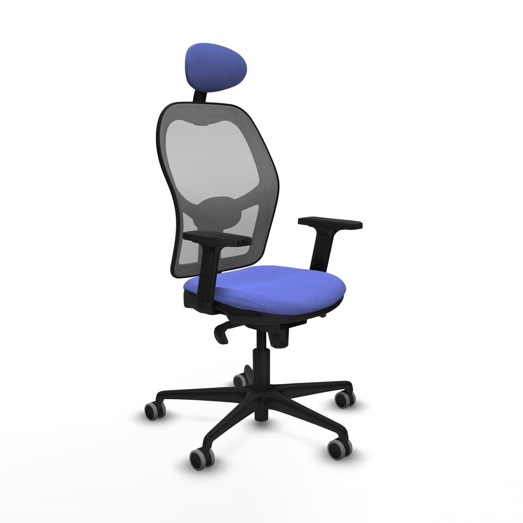 Office Chair with Headrest Piqueras y Crespo 2D036G1 Light Blue