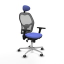 Silla de Oficina con Cabecero Piqueras y Crespo 3D086G1 Azul claro