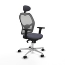 Office Chair with Headrest Piqueras y Crespo 2D086N1 Dark grey