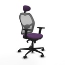 Silla de Oficina con Cabecero Piqueras y Crespo 2D036N1 Morado