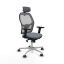 Office Chair with Headrest Piqueras y Crespo 2D086G2 Grey
