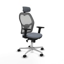 Office Chair with Headrest Piqueras y Crespo 2D086N2 Grey