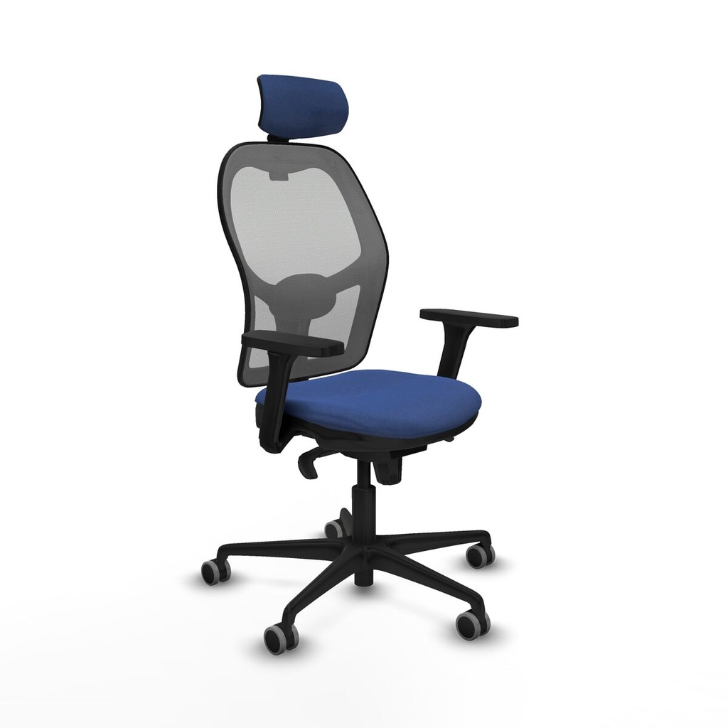 Office Chair with Headrest Piqueras y Crespo 3D036G2 Navy Blue
