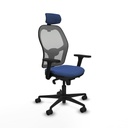 Office Chair with Headrest Piqueras y Crespo 3D036N2 Navy Blue