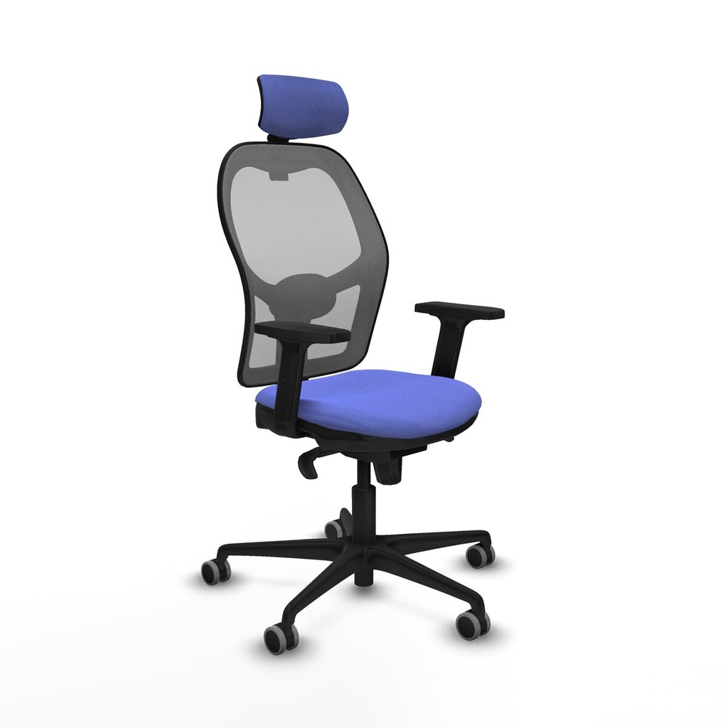 Office Chair with Headrest Piqueras y Crespo 2D036G2 Light Blue