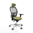 Silla de Oficina con Cabecero Piqueras y Crespo 3D086G2 Verde
