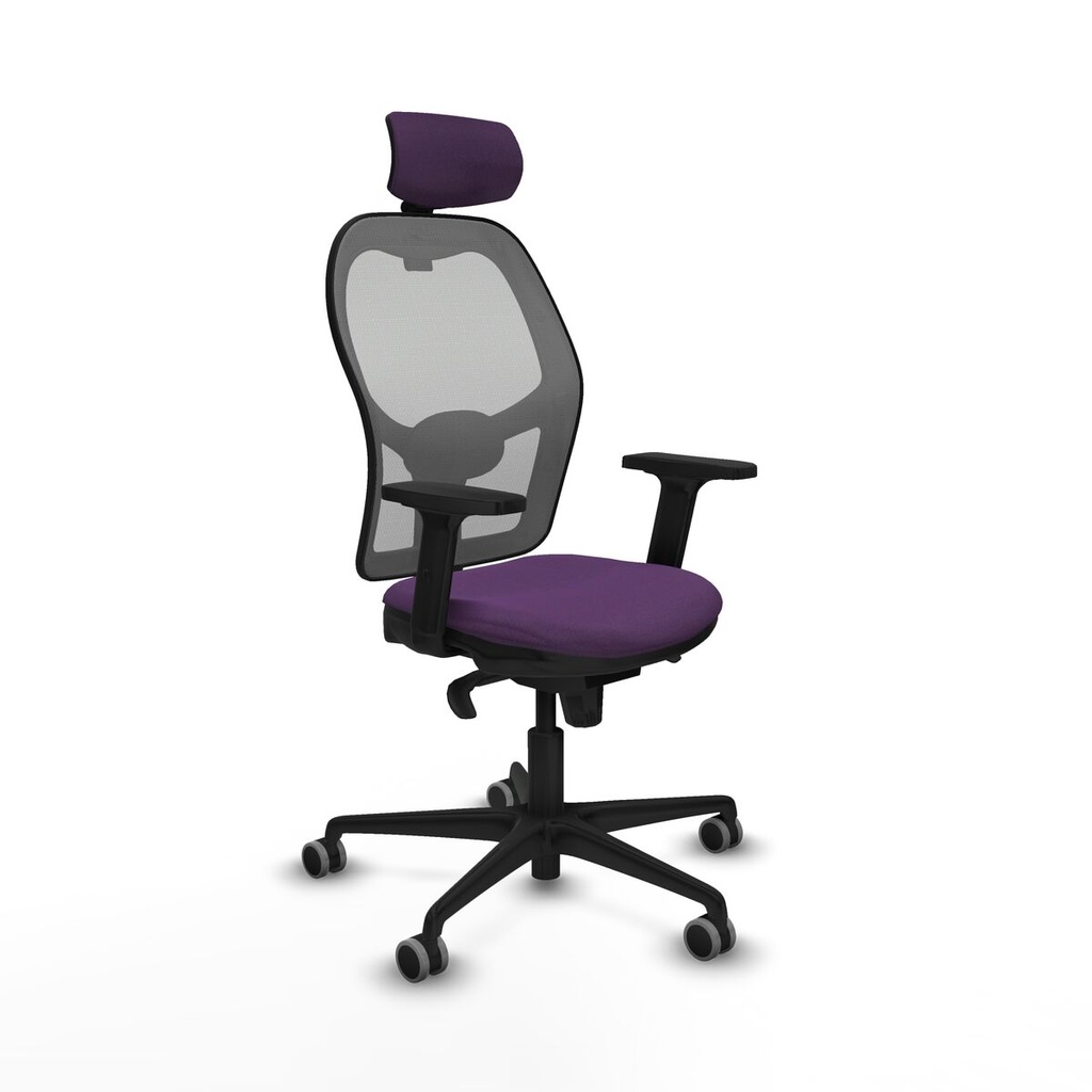 Silla de Oficina con Cabecero Piqueras y Crespo 2D036G2 Morado