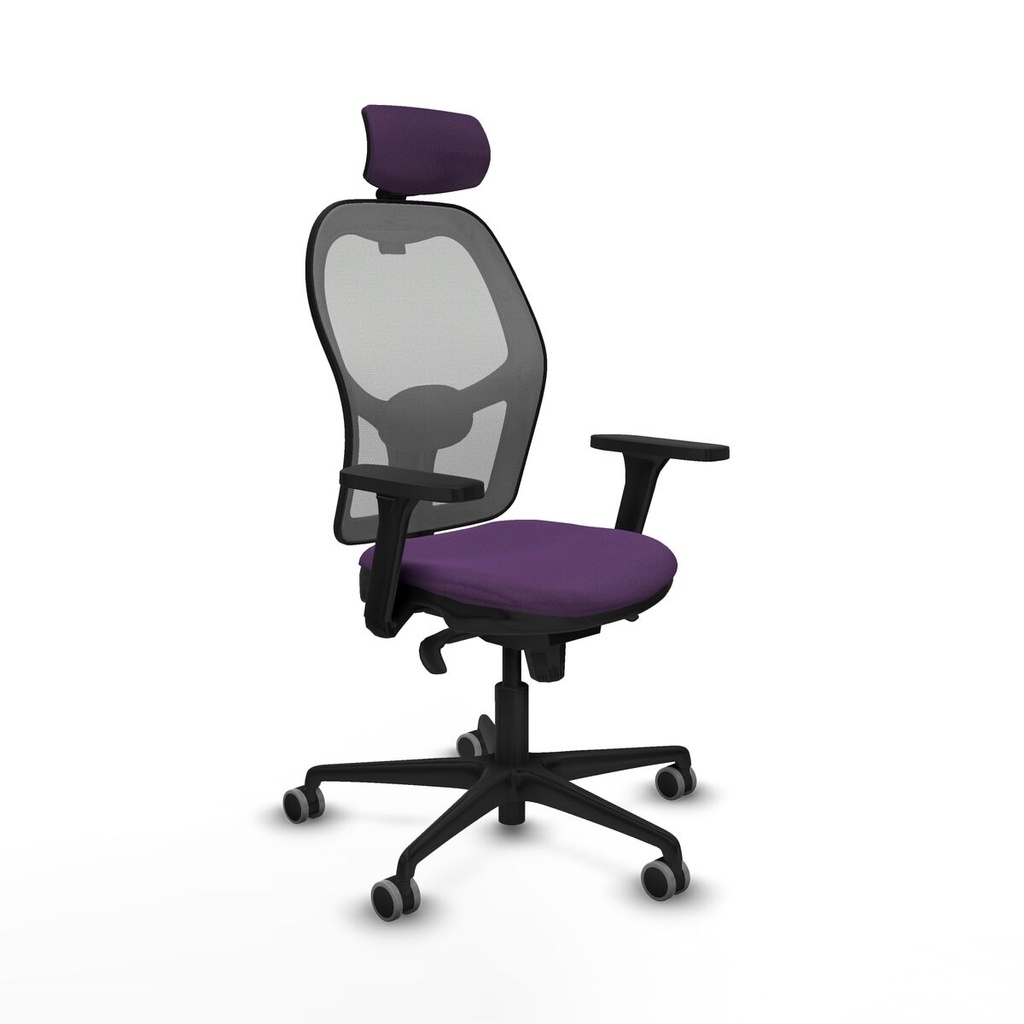 Office Chair with Headrest Piqueras y Crespo 3D036G2 Purple