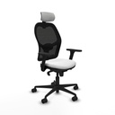 Office Chair with Headrest Piqueras y Crespo 3D036N2 White