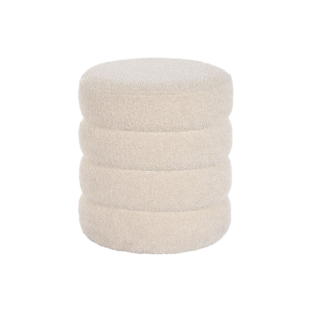 Footrest DKD Home Decor White MDF Wood Modern 43 x 43 x 47 cm